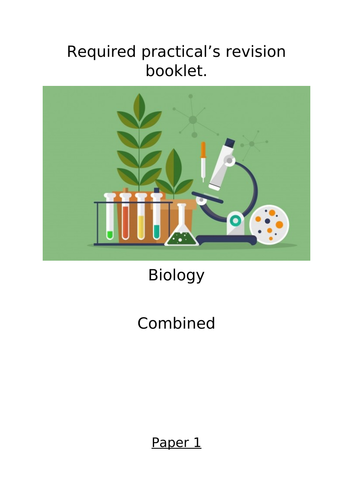 AQA Biology require practical questions combined