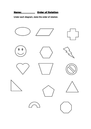 Rotational Symmetry Activity