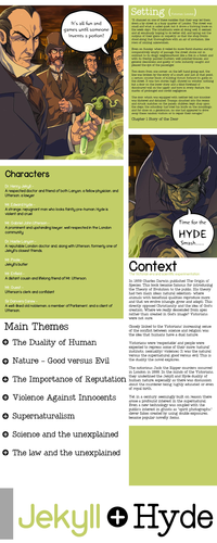 Jekyll and Hyde (Revision Card / Poster)