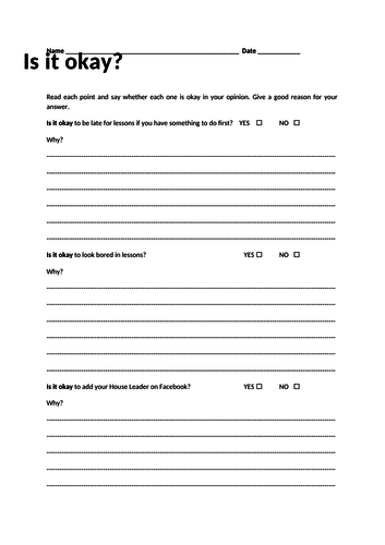 Detention work - Is It Okay?