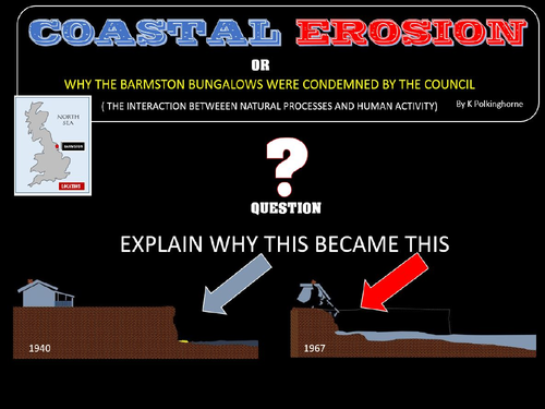 COASTAL EROSION - WHY THE BARMSTON BUNGALOWS ON THE CLIFF TOP WERE CONDEMNED