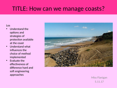 Coastal Management for A-Level Geographers