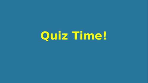 Timeless Quiz with answers. Perfect for ALL ages.