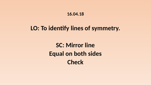 Geometry Unit - Year 4