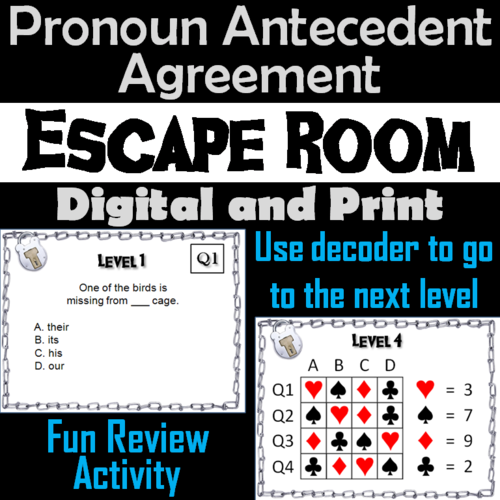 Pronoun Antecedent Agreement