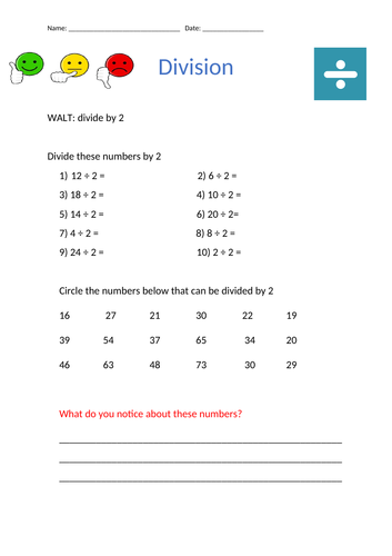 Division by 2, 5 and 10