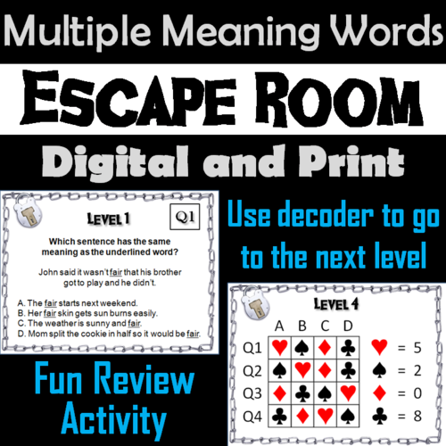 Multiple Meaning Words