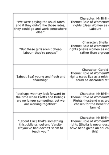 All Of The County Of Kings The Play Inspector Calls Quotes