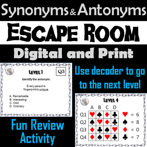 Synonyms and Antonyms