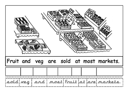 Market Sentence Boards