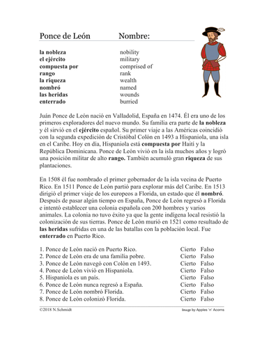 Ponce de León Biografía - Biography of Ponce de Leon