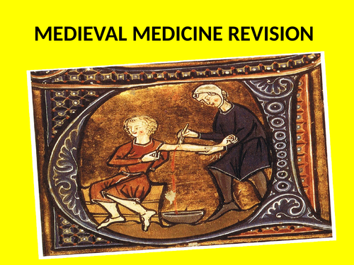 GCSE History Medicine in Britain Revision Topic 1 Medieval Medicine