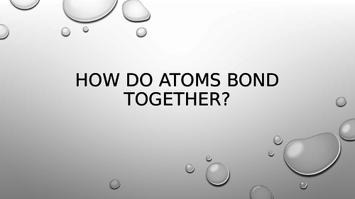 Ionic Bonding