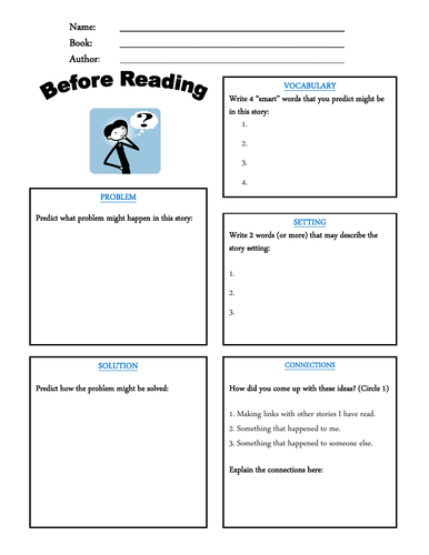Guided Reading: Before Reading Fiction