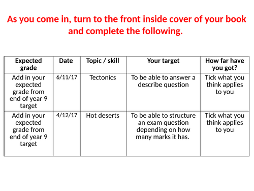 Resource Management - Lesson 2 - UK - FOOD - AQA GCSE