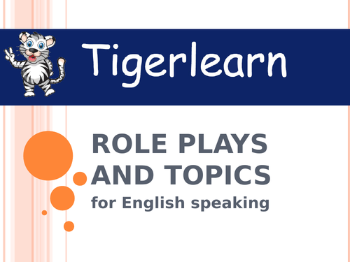 Pair role plays and speaking topics for ESL EAL EFL English learners for practice or competition