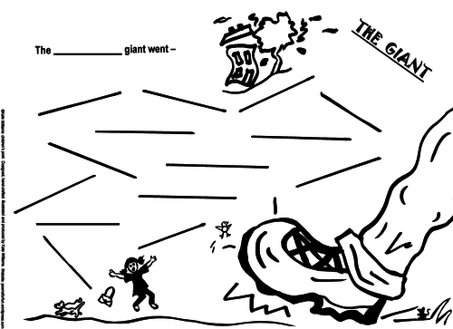 Giant Sounds Writing Sheet + Guide, KS1+KS2