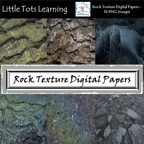 Rock Texture Digital Papers - Commercial Use - Pack 1