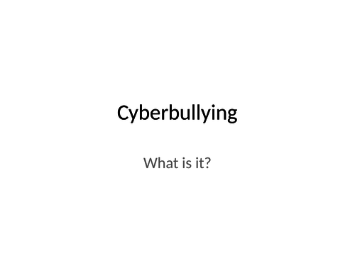 Cyberbullying assembly