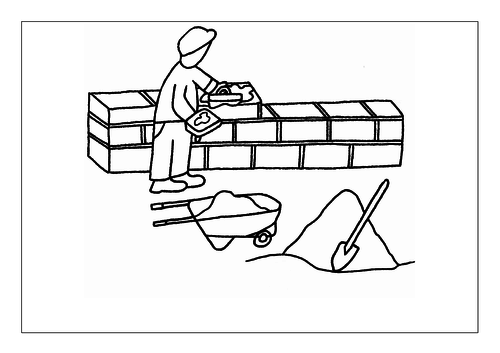 Occupations coloring pages.