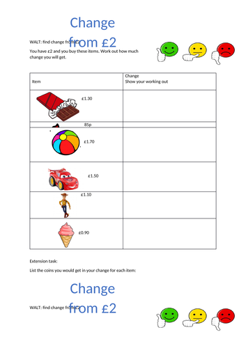 differentiated-worksheets-change-from-2-teaching-resources