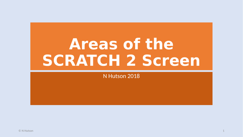 SCRATCH 2 - an introduction