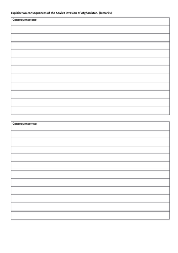 Superpower Relations and the Cold War (Full Mock Edexcel 9-1 2016)