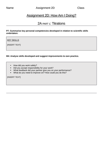 btec assignment template