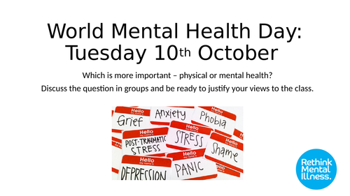 World Mental Health Day