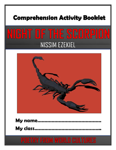 Night of the Scorpion Comprehension Activities Booklet!
