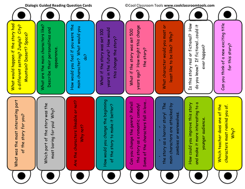Question Cards for Guided Reading