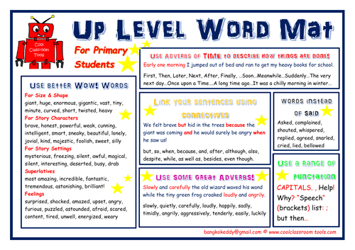 Up Level Word Mat