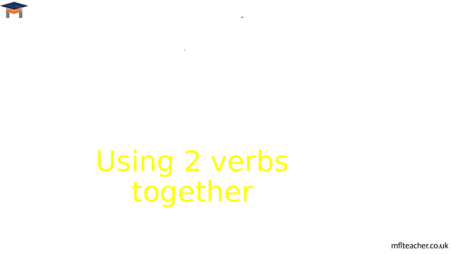 French - Using 2 verbs together