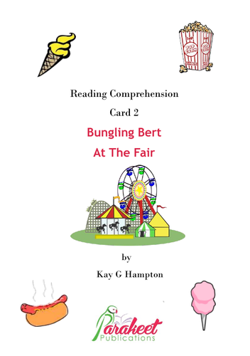 Bungling Bert At Fair Comprehension Card