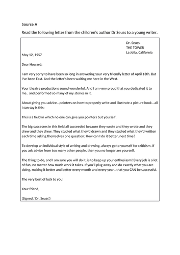 Language paper 2 Q2 and 3