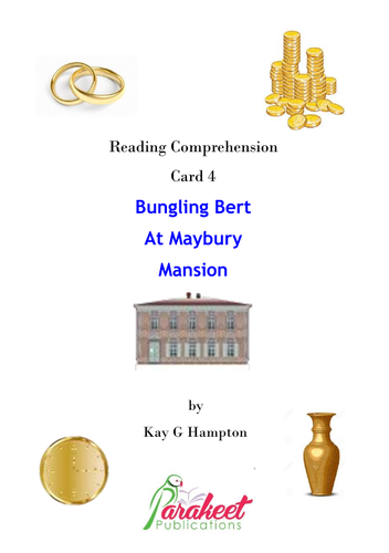 Bungling Bert Mansion Comprehension Card