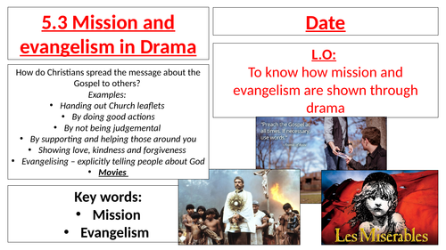 AQA B GCSE - 5.3 - Mission and Evangelism