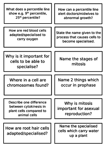 Edexcel Gcse 9 1 Combined Science Revision Flashcards For
