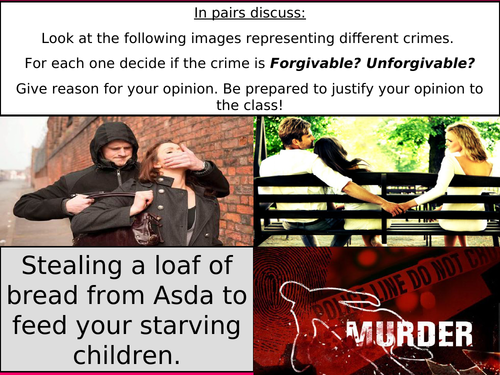 Forgiveness (KS3 RE)