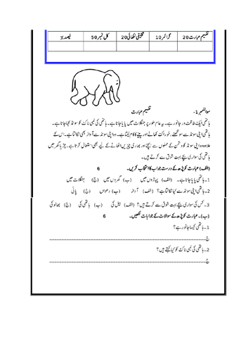 primary urdu resources