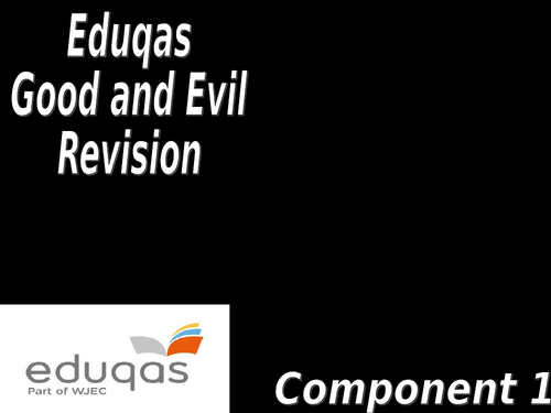 Catholic Christianity GOOD AND EVIL revision (Eduqas)