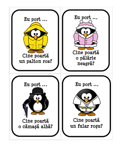 Haine (Costumele lui Pingu) - Joc de intrebari inlantuite