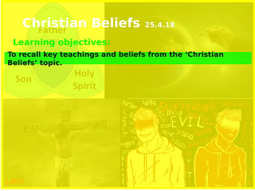 Edexcel Religious Studies B: Revision content for Christian Beliefs and Living the Christian Life