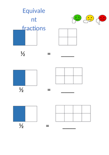 Equivalent Fractions