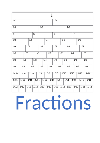 Fractions Workbook