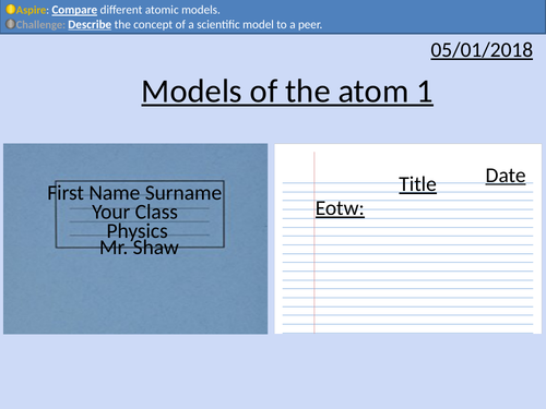 GCSE Physics: Atomic Model 1