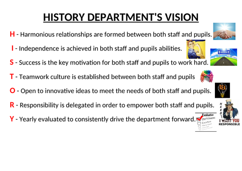 History Department Vision