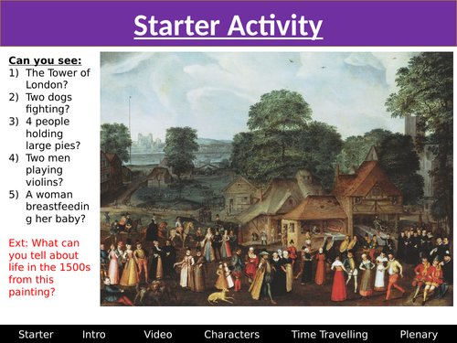 Tudor England Life in 1509 Teaching Resources