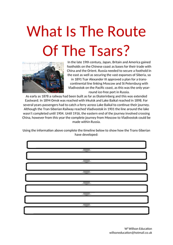 What Is The Route Of The Tsars - The Trans-Siberian Railway