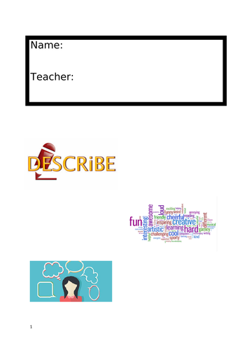 AQA Creative writing workbook - 3 lessons | Teaching Resources